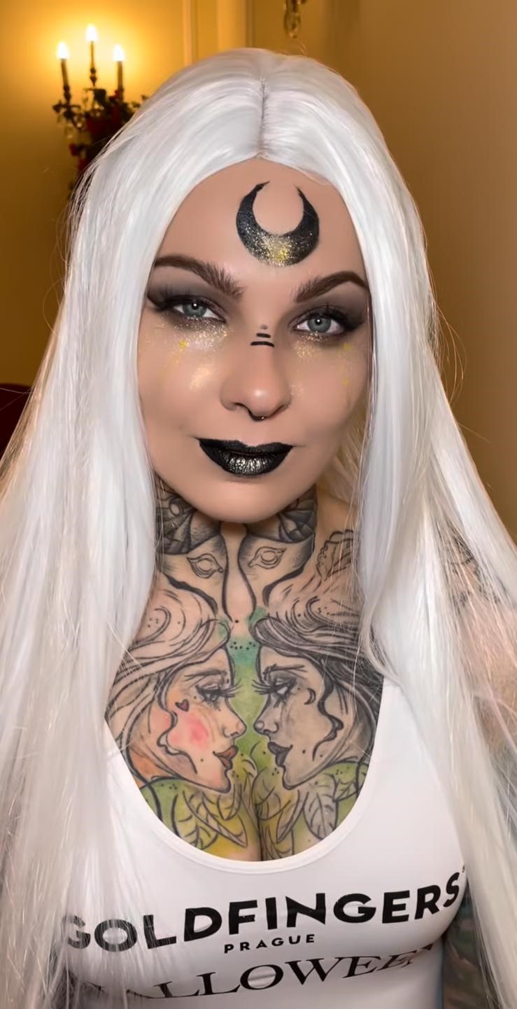 Halloween líčení